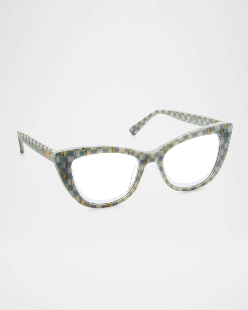 Sterling Check x1.5 Cat-Eye Reading Glasses